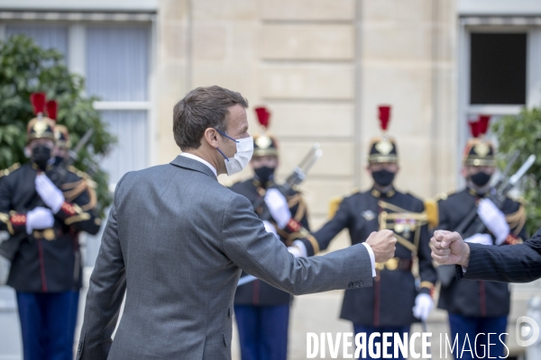 Macron reçoit Mathias Cormann , OCDE