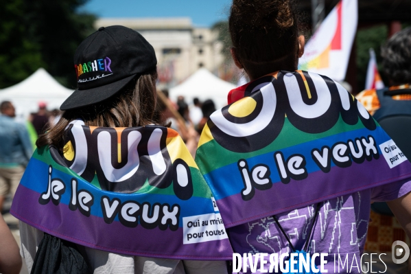 Genève Place des Nations - Rassemblement LGBTQIA+