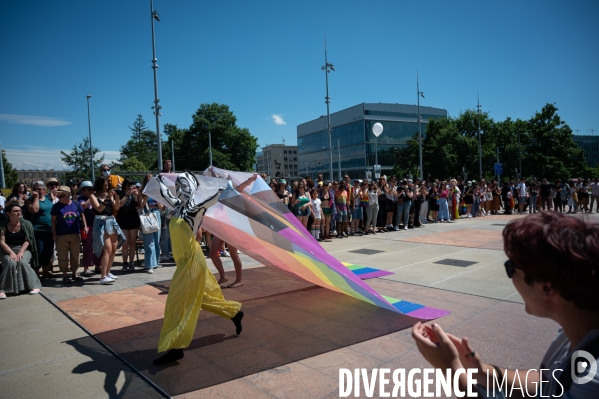 Genève Place des Nations - Rassemblement LGBTQIA+