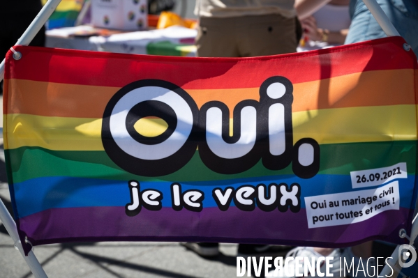 Genève Place des Nations - Rassemblement LGBTQIA+