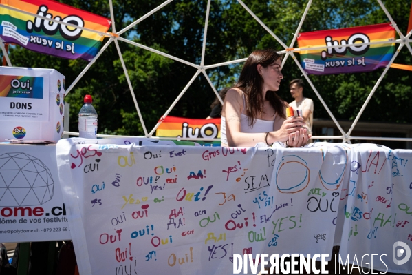 Genève Place des Nations - Rassemblement LGBTQIA+