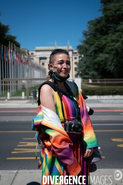 Genève Place des Nations - Rassemblement LGBTQIA+