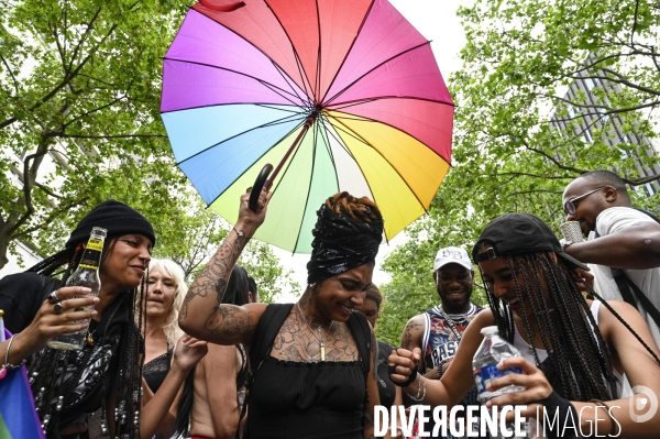 Marche des fiertés 2021 à Paris. Pride March 2021 in Paris.