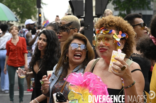 Marche des fiertés 2021 à Paris. Pride March 2021 in Paris.