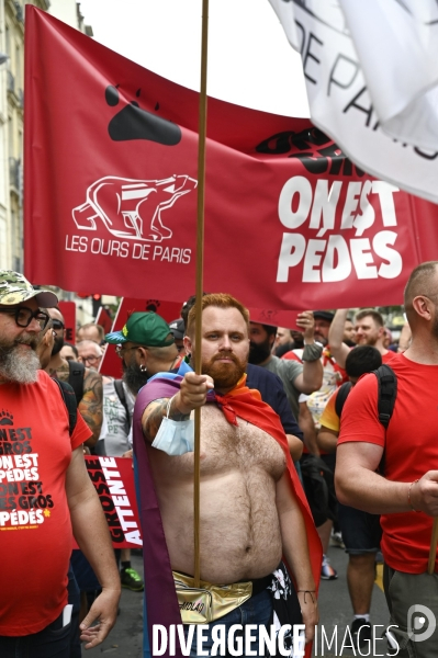 Marche des fiertés 2021 à Paris. Pride March 2021 in Paris.