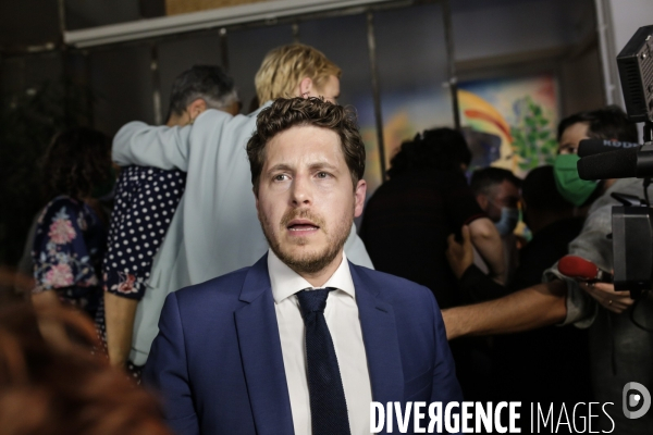 Régionales 2021 Ile-de-France : Soirée électorale de Julien Bayou