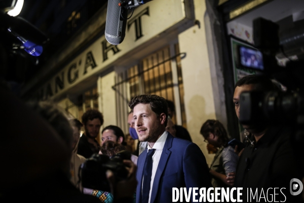 Régionales 2021 Ile-de-France : Soirée électorale de Julien Bayou