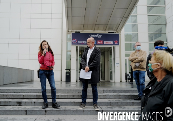 Rassemblement à l appel de l intersyndicale et de la société des rédacteurs d Europe 1