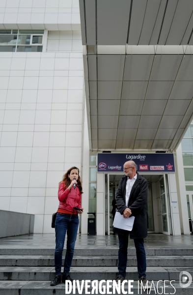 Rassemblement à l appel de l intersyndicale et de la société des rédacteurs d Europe 1