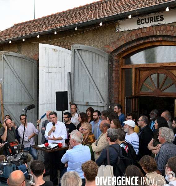 Eric Piolle en campagne pour la presidentielle 2022