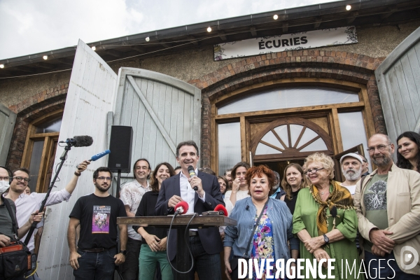 Meeting d Eric Piolle à Pantin