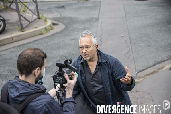 Manifestation devant Europe 1