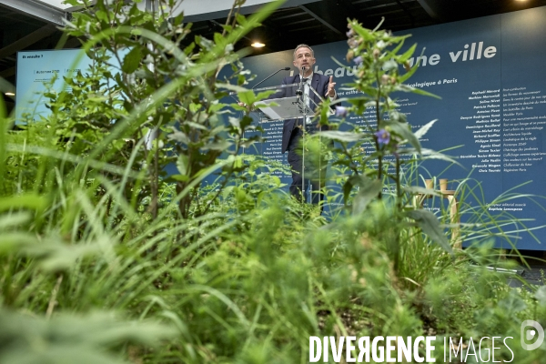 Conference presse Emmanuel Gregoire, adjoint mairie Paris