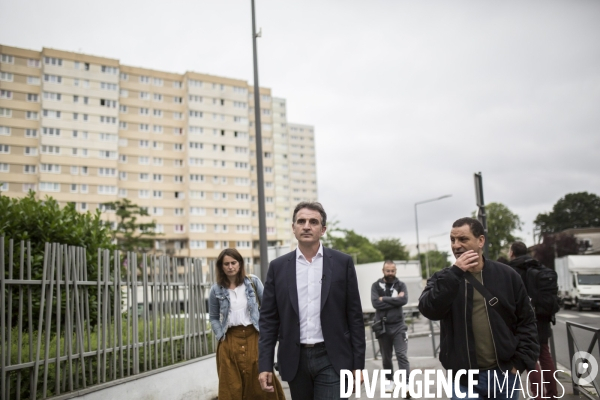 Déplacement d Eric Piolle à Clichy-sous-Bois