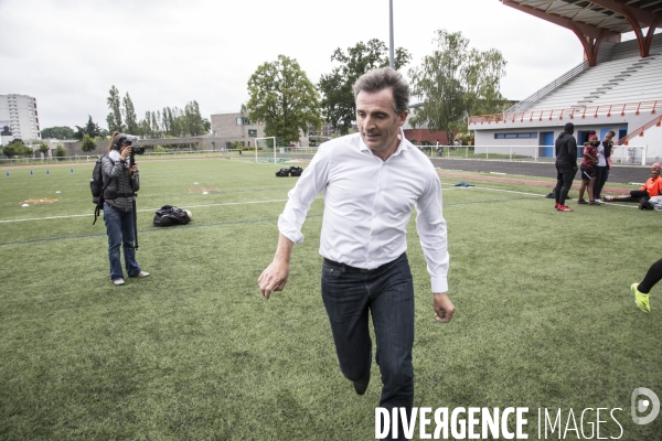 Déplacement d Eric Piolle à Clichy-sous-Bois