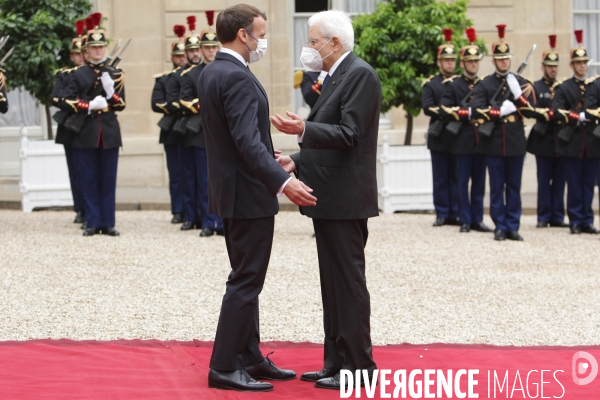 Visite d Etat du president de la Republique italienne