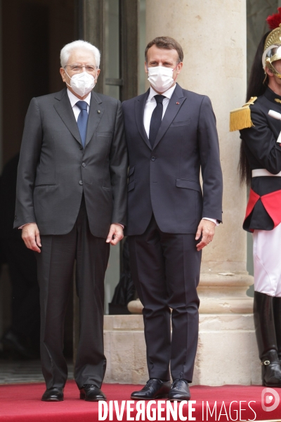 Visite d Etat du president de la Republique italienne