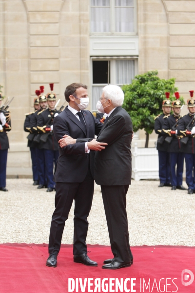 Visite d Etat du president de la Republique italienne