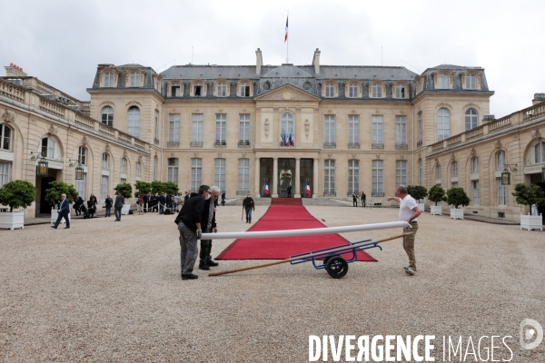 Diner d Etat du president de la Republique italienne