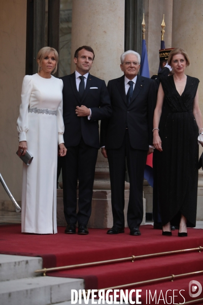 Diner d Etat du president de la Republique italienne