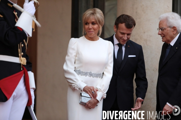 Diner d Etat du president de la Republique italienne
