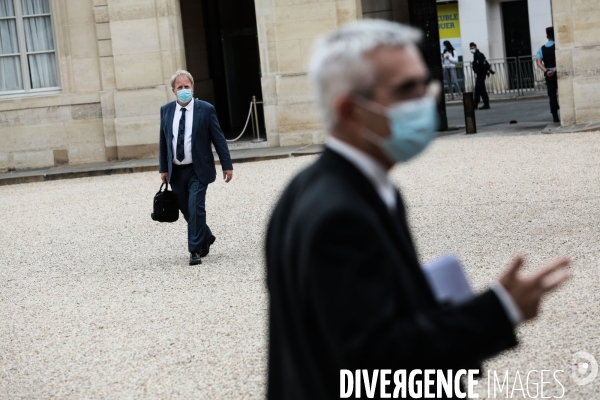 Les partenaires sociaux a l elysee