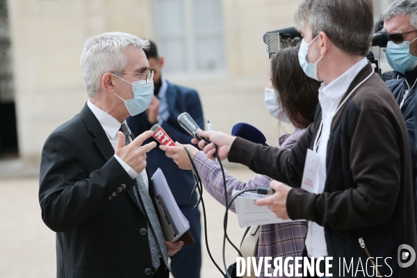 Les partenaires sociaux a l elysee