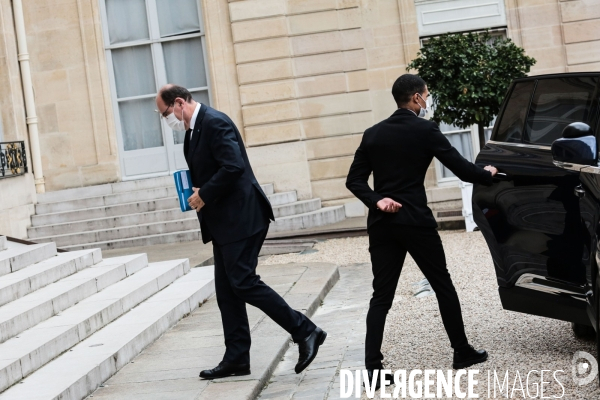 Les partenaires sociaux a l elysee