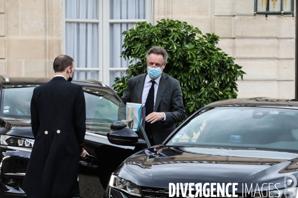 Les partenaires sociaux a l elysee