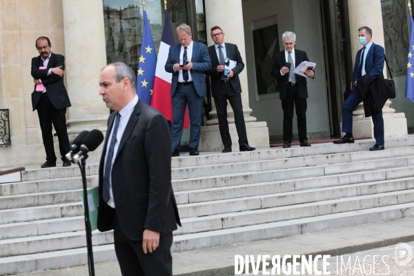 Les partenaires sociaux a l elysee