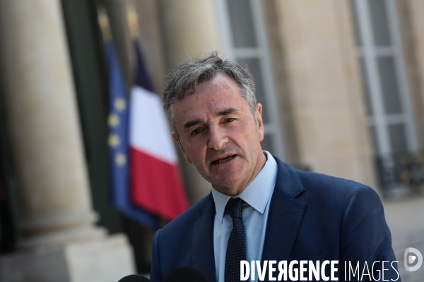 Les partenaires sociaux a l elysee