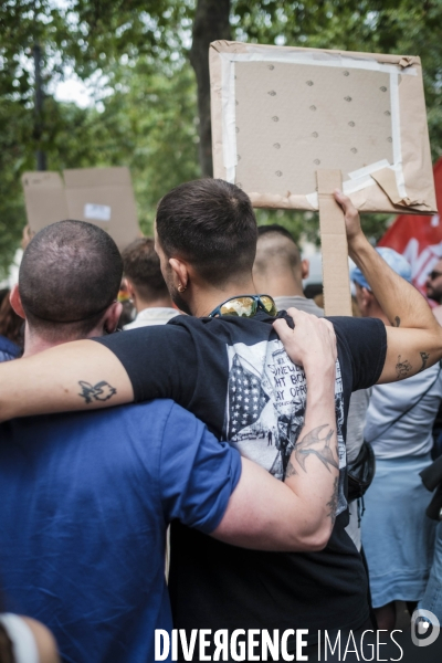 Rassemblent LGBT en hommage Samuel Luiz