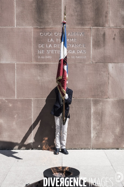 Cérémonie anniversaire de l Appel du 18 juin 1940.