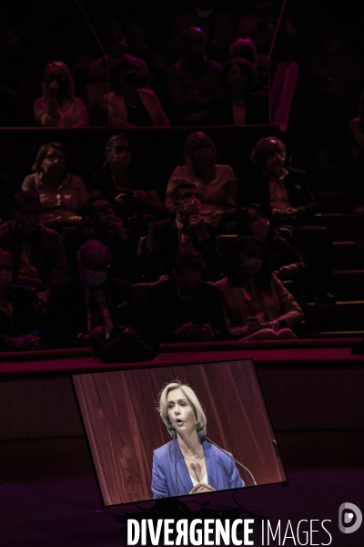 Meeting de Valerie Pecresse, elections régionales.