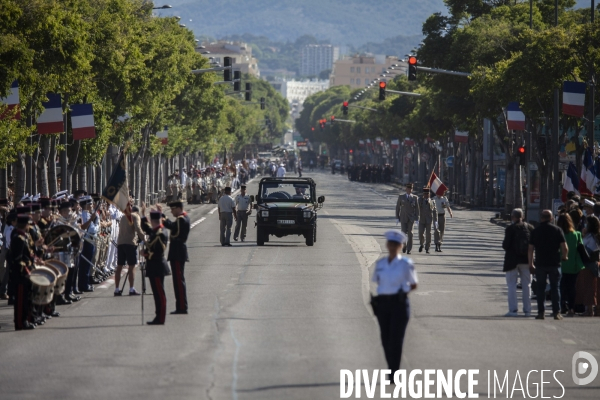 Fête nationale 2021 à Marseille, en matinée.