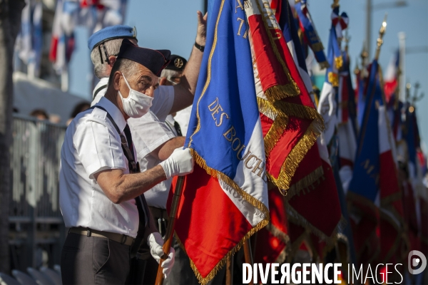 Fête nationale 2021 à Marseille, en matinée.