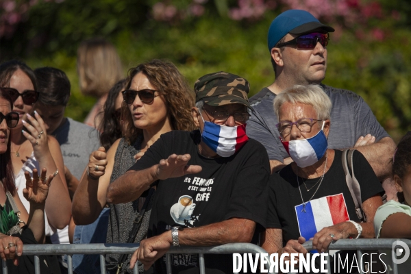 Fête nationale 2021 à Marseille, en matinée.