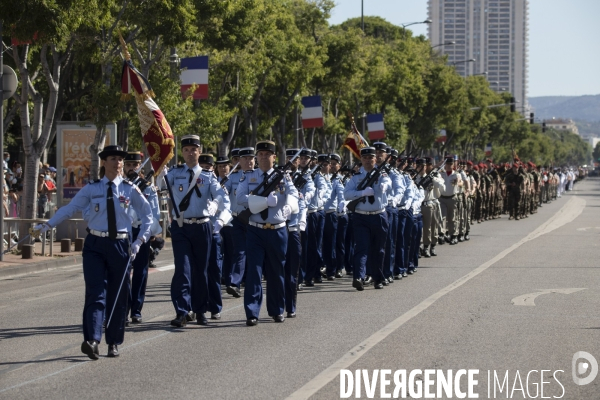 Fête nationale 2021 à Marseille, en matinée.