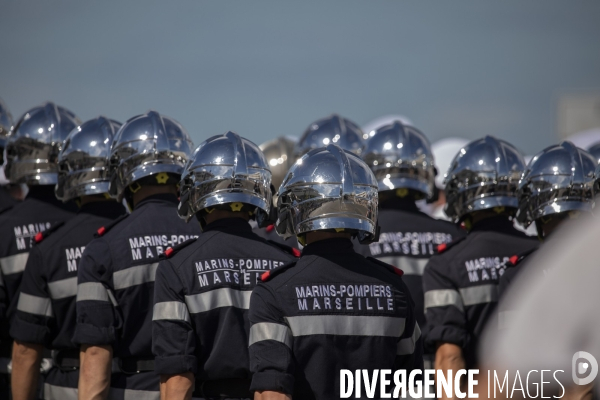 Fête nationale 2021 à Marseille, en matinée.