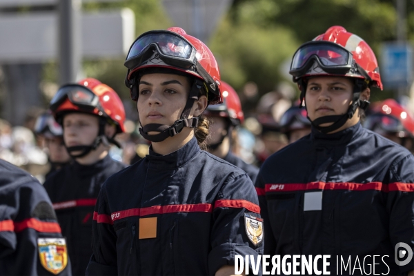 Fête nationale 2021 à Marseille, en matinée.