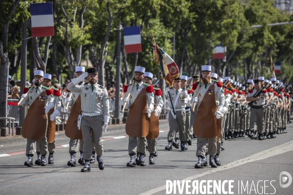 Fête nationale 2021 à Marseille, en matinée.