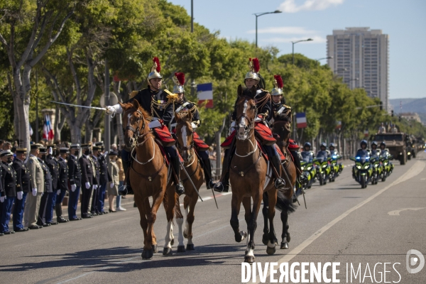 Fête nationale 2021 à Marseille, en matinée.