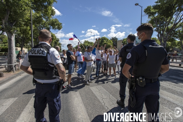 Fête nationale 2021 à Marseille, en matinée.