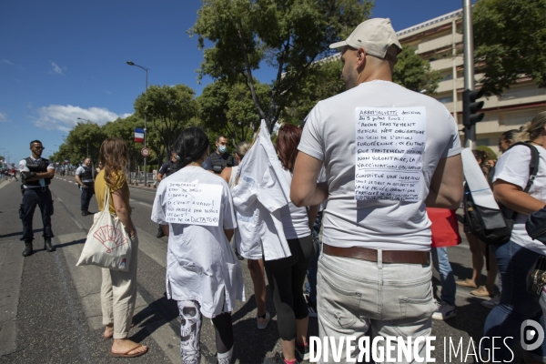 Fête nationale 2021 à Marseille, en matinée.