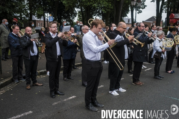 Defile et ceremonies du 14 juillet 2021 a Avesnes-sur-Helpe