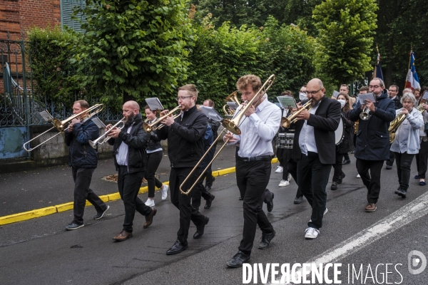 Defile et ceremonies du 14 juillet 2021 a Avesnes-sur-Helpe