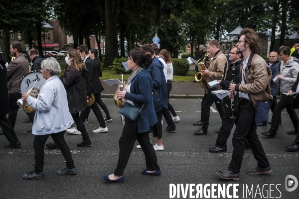 Defile et ceremonies du 14 juillet 2021 a Avesnes-sur-Helpe