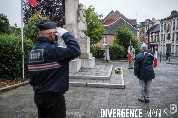 Defile et ceremonies du 14 juillet 2021 a Avesnes-sur-Helpe