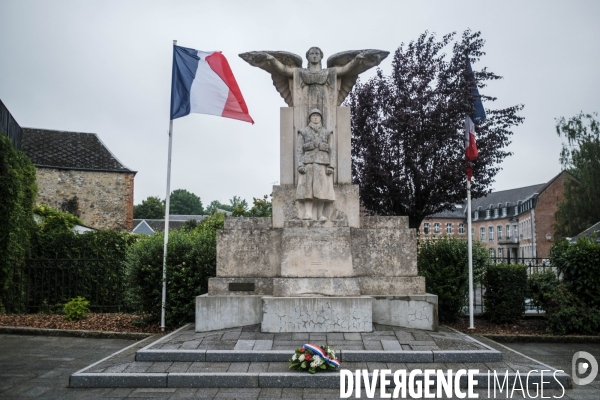 Defile et ceremonies du 14 juillet 2021 a Avesnes-sur-Helpe