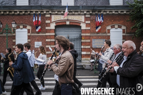 Defile et ceremonies du 14 juillet 2021 a Avesnes-sur-Helpe